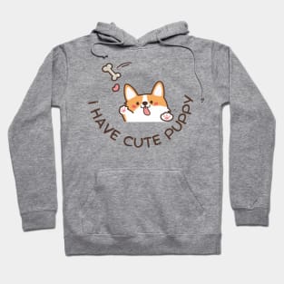 i have cute puppy i love it so much puppies lover Hoodie